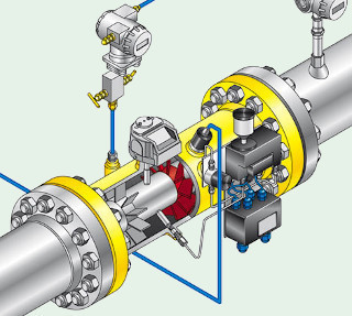 Ein kleiner Ausschnitt aus der Illustration „Gas-Messsysteme“.